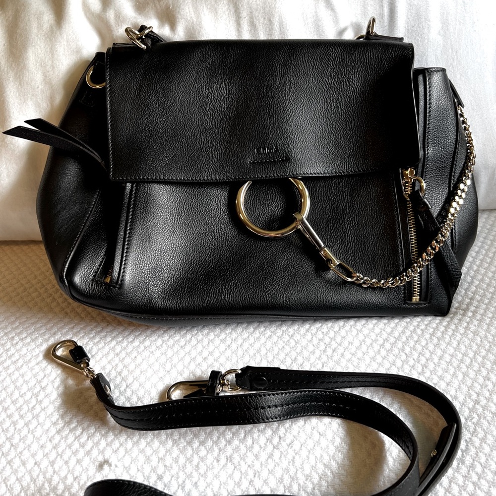 Chloe Faye day bag - black shoulder bag